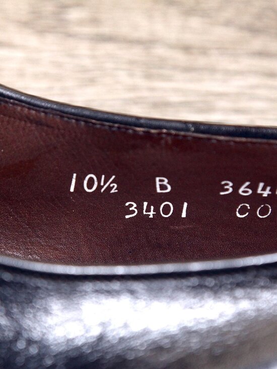 * NOS * $325 Allen Edmonds MILAN Monkstrap 10.5 B Narrow Blk * add $15 new Trees main image 10